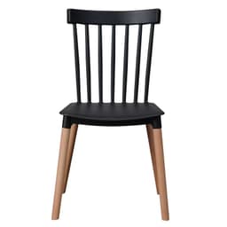 Silla Windsor para Comedor o Terraza Negra