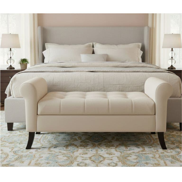 Banqueta Baul New Alejandria Color Beige