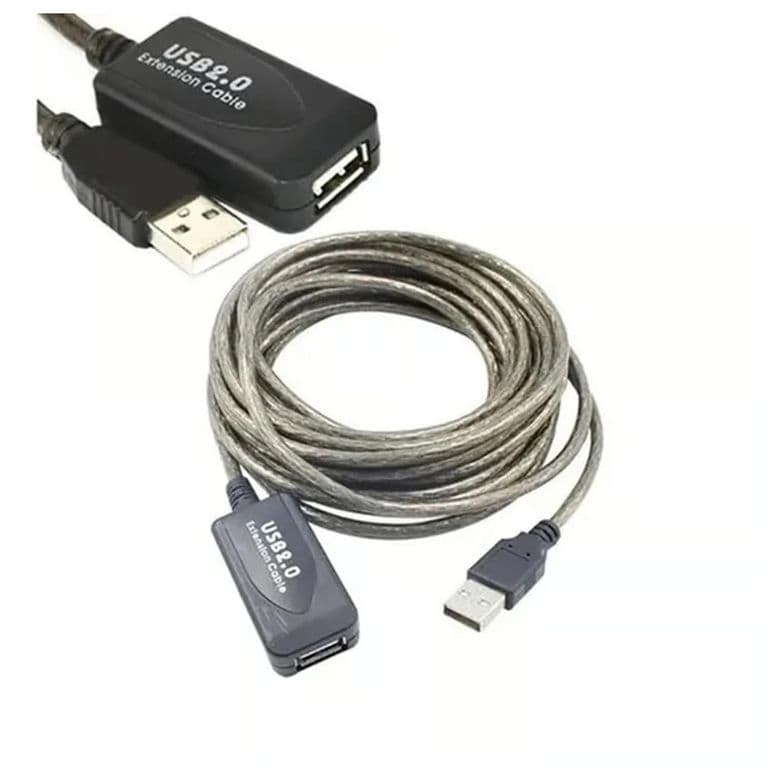 CABLE USB EXTENSION ACTIVO 15 MTS COBRE