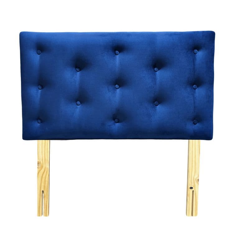 Respaldo 1 1/2 Azul Marino Felpa Muebles Rimar