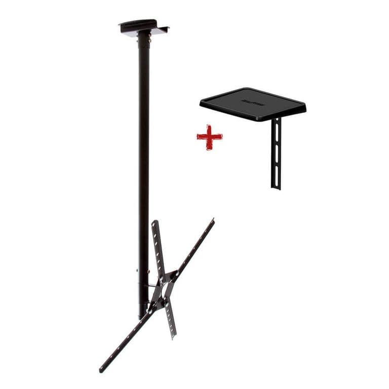 Soporte para TV de Techo Inclinable 10" a 60" + Soporte deco 40kg SBRP150