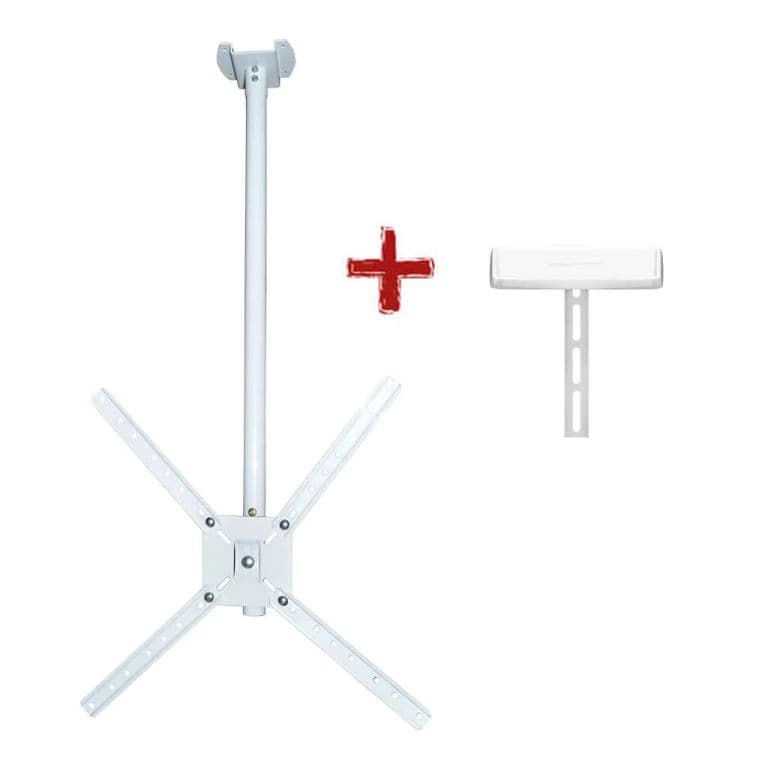 Soporte TV para Cielo 10" a 60" + Soporte deco - Blanco SBRP150B -