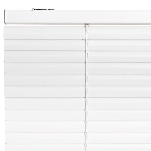 Persiana de aluminio Blanca 135cm anchox230cm alto Laminas 25mm