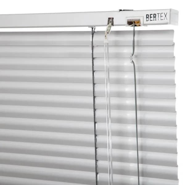Persiana de aluminio Plata 130cm ancho x230cm alto Laminas 25mm