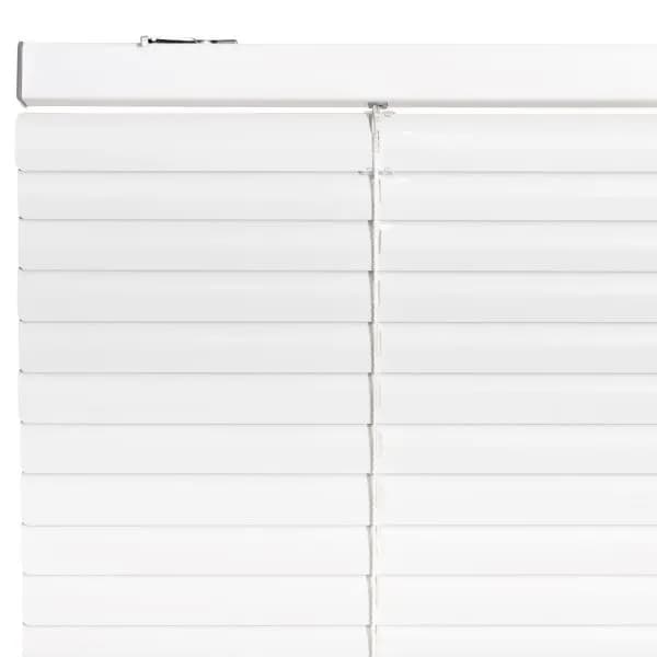 Persiana de aluminio Blanca 100cm anchox140cm alto Laminas 25mm