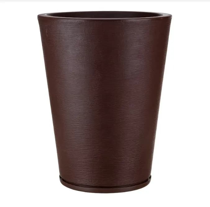 MACETERO CAFE GENEBRA 57CM ALTO CON PLATO