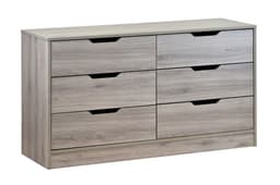 Comoda Misuri 6 Cajones Roble Santana