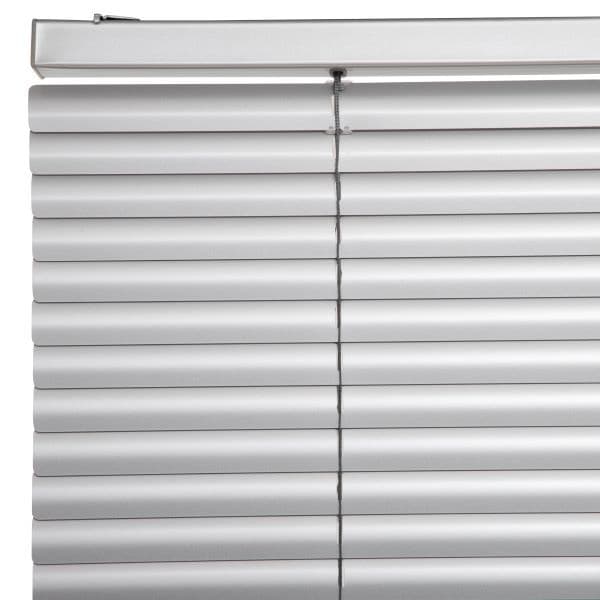 Persiana de aluminio Plata 110cm ancho x140cm alto Laminas 25mm