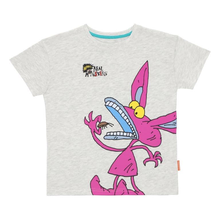 Polera Teens Real Monsters Ickis Gris 10