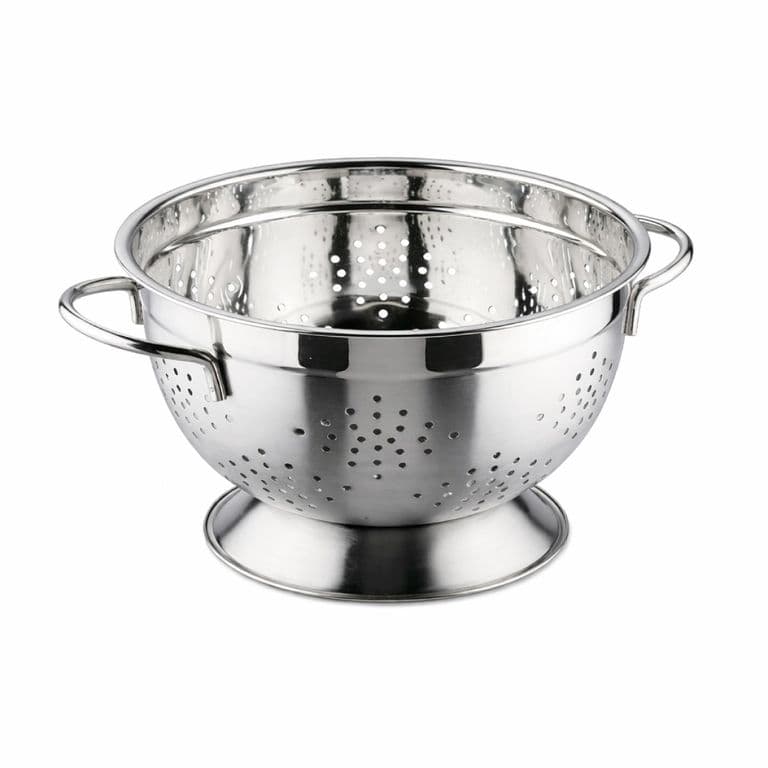 COLADOR ALEMAN CON PEDESTAL ACERO INOX 28 CM