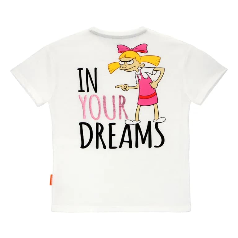 Polera Teens Hey Arnold! Helga Blanco 12