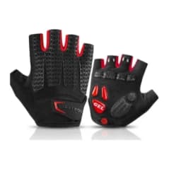 Guantes Con Gel Mtb Ruta Sin Dedos Bicicleta Rojo L