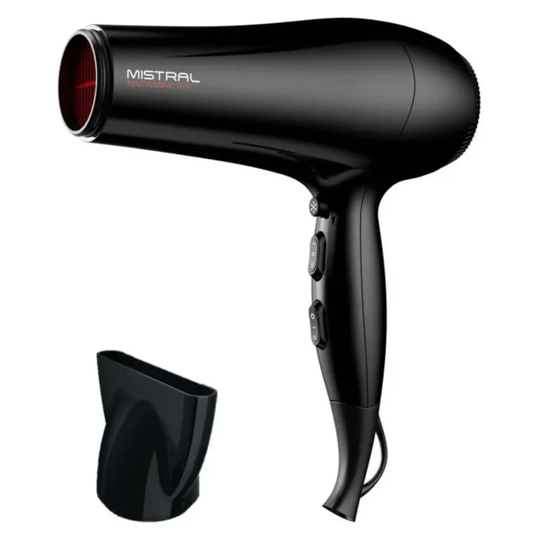 Secador De Pelo Mistral Black Tourmaline ION