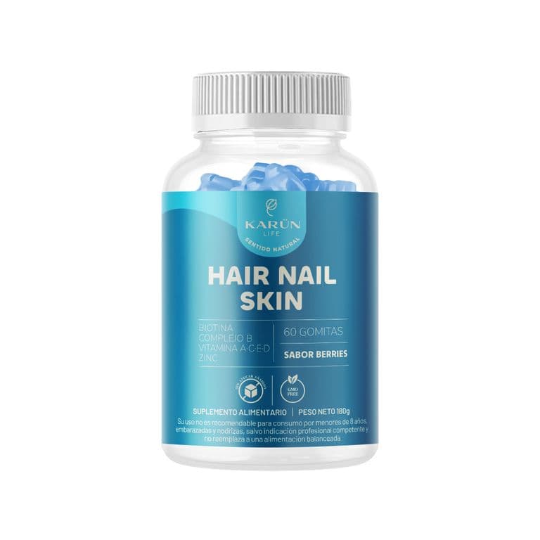 Gomita Biotina Hair Nails & Skin 60 Un Karun Life