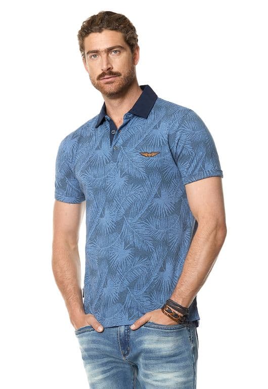 Polera Polo Mississippi Azul Azul S