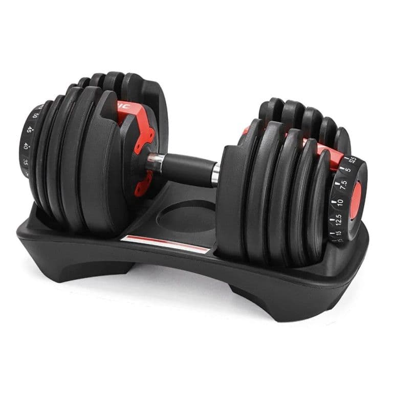 Mancuerna Ajustable Fitness Unidad de 2.5 hasta 24 kg