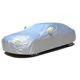 Carpa Cubre Auto Calidad Premium Impermeable Felpa - Gris - M
