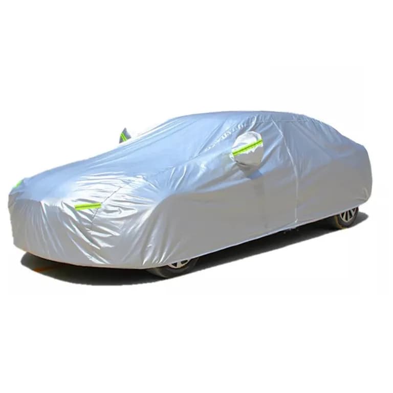 Carpa Cubre Auto Calidad Premium Impermeable Felpa - Gris - XL