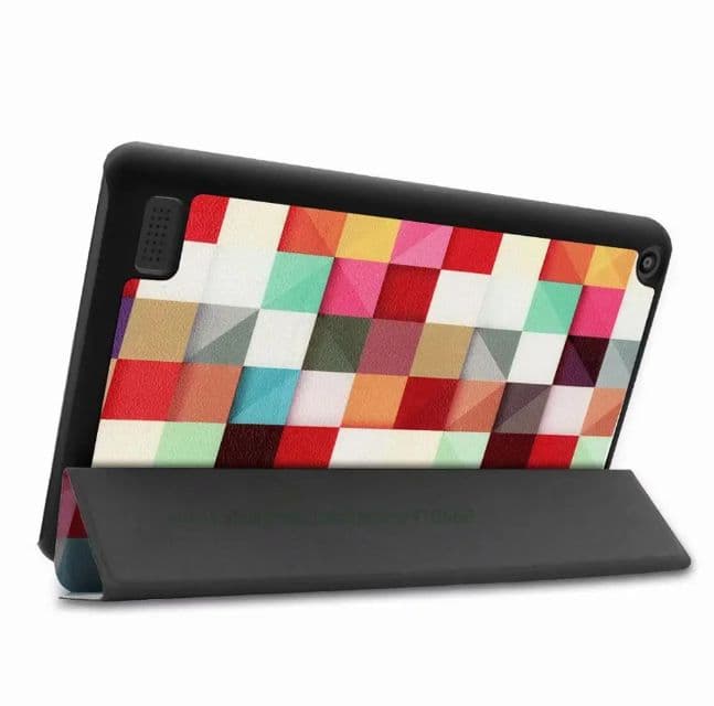 Funda Fibra Fire HD8 Diseno Rojo