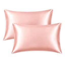 Funda Almohada Satin Seda Set X2 Unids - Coral - 100x50