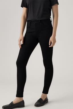 Jeans Mujer 720 HighRise Super Skinny Negro Negro 25-32