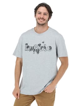 Polera Buffalo Panal Hombre Gris S