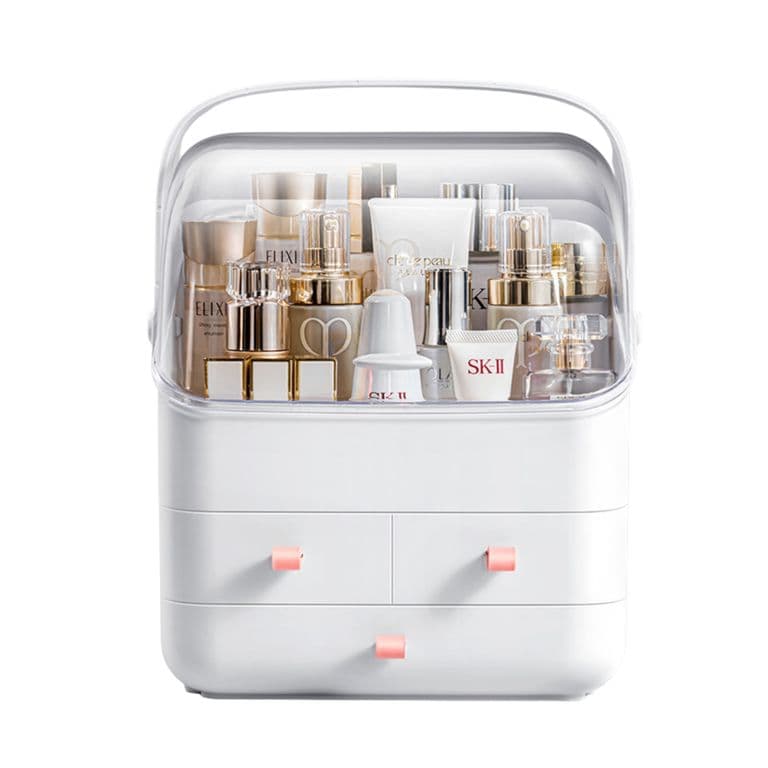 Caja Mostrador Portatil Organizador De Maquillaje Multiuso