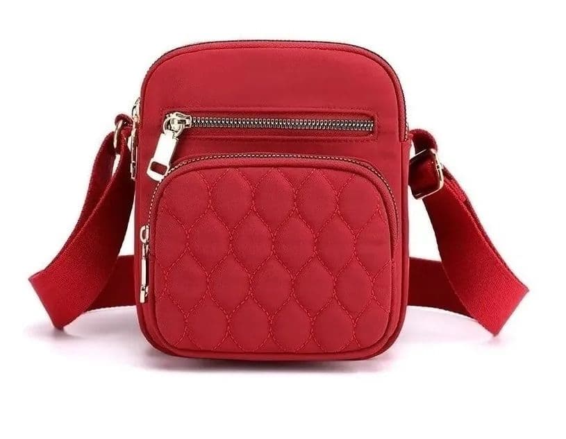 Bolso Bandolera Crossbody Elegante Moda Rojo S