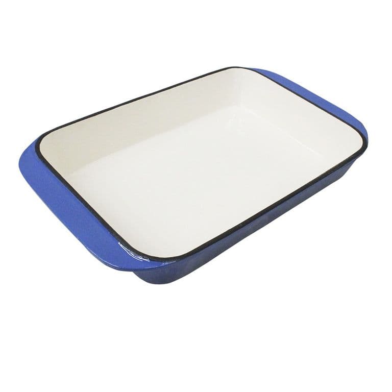 Fuente De Hierro Enlozada Azul 35 Cm Briva.
