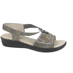 Sandalia Mujer Lena-3 Gris Comfort Gris 35