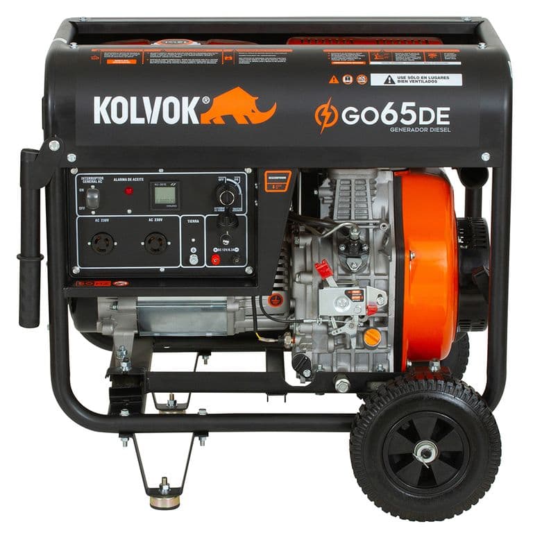 Generador electrico a diesel 6500W partida electrica