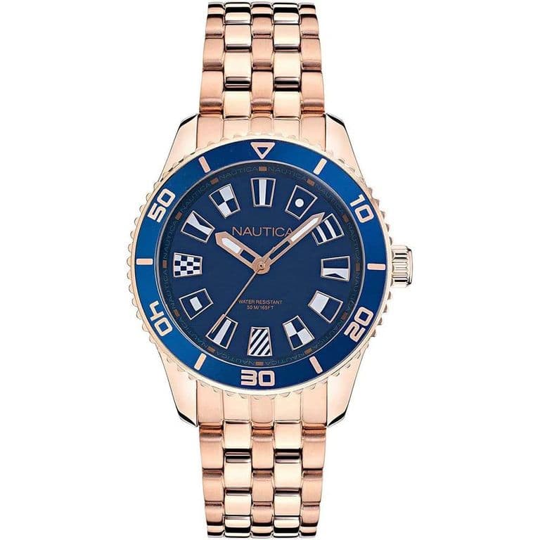 Reloj Mujer Deluxe Edition Oro Rosa NAPPBS027 - Dorado Dorado TALLA UNICA
