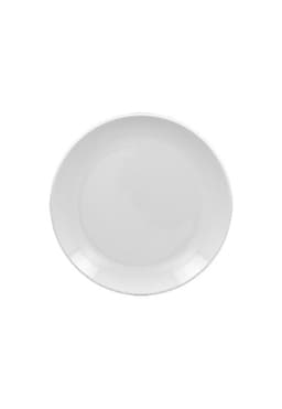 SET DE 12 PLATO REDONDO PORCELANA BLANCO 27CM ORION RAK