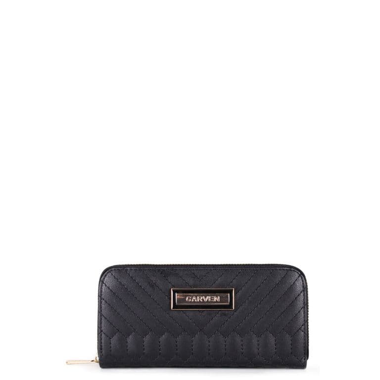 Billetera de mujer Petunia negra Paris Negro TALLA UNICA
