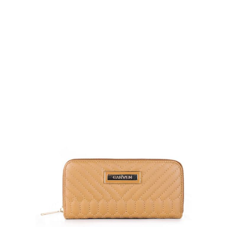 Billetera de mujer Petunia camel Paris Cafe Claro TALLA UNICA