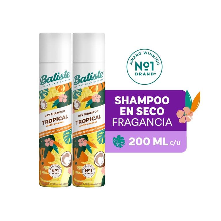 Shampoo Seco Pack 2 Tropical 200ml ...