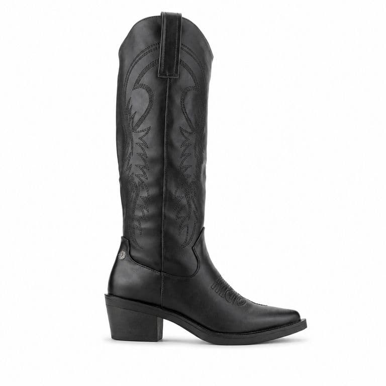Bota Mujer Negro Casual West-20 Negro 35