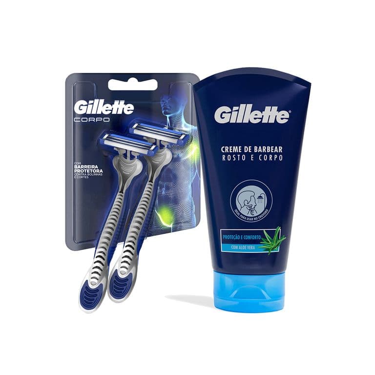 Pack Afeitado Cuerpo Maquina Desechable X 2ud+crema