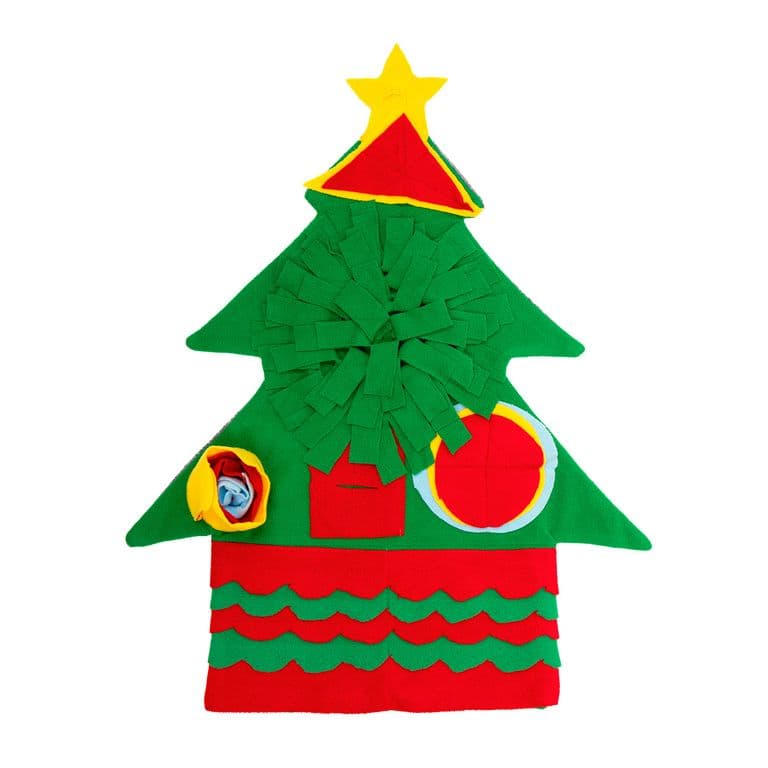 Alfombra Olfativa Perro Navidad