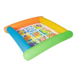 Alfombra De Juegos Inflable Para Bebe 132X132X23 Cms