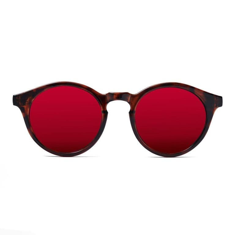 Lentes de Sol Cujas Tortoise/Red uv 400 Cafe TALLA UNICA