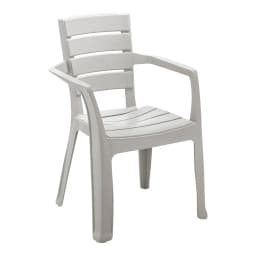 Silla Baru Con Brazos Gris Hielo 58x59x82Cms