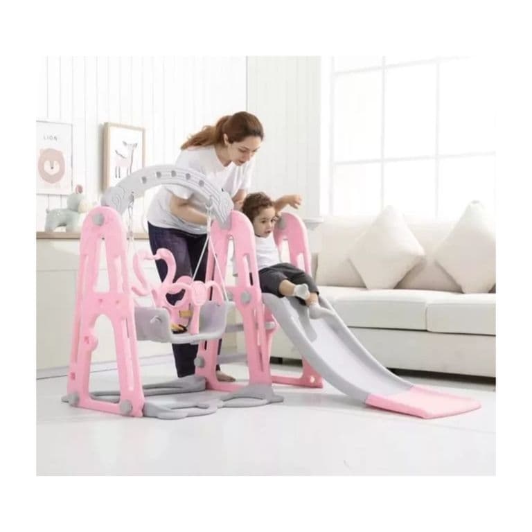 COLUMPIO RESBALIN / ARO DE BASKET / 3 EN 1 ROSA