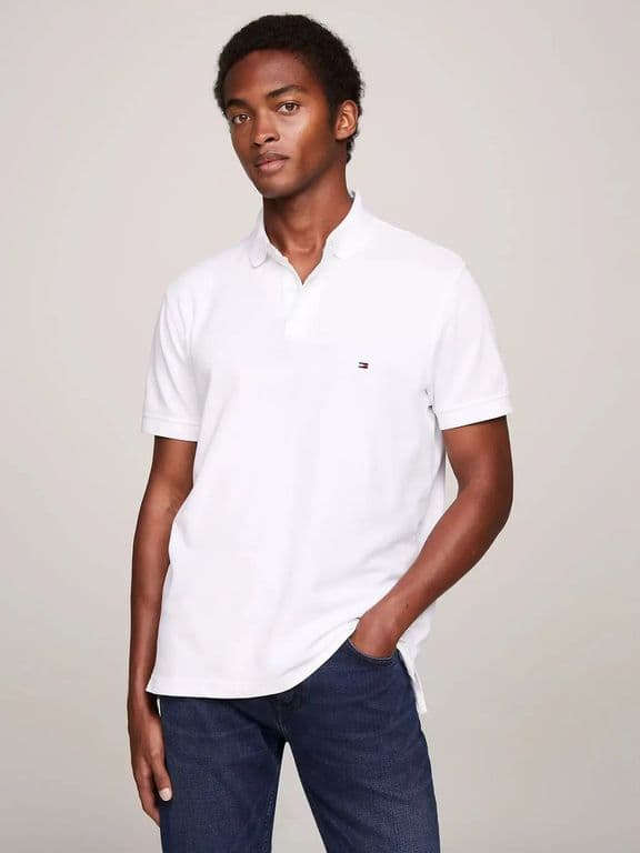 Polo Essential Regular Fit Blanco Blanco L