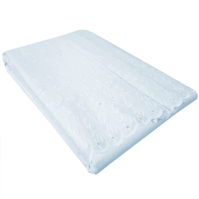 Faldon Broderie Romantico Queen Blanco Blanco QUEEN