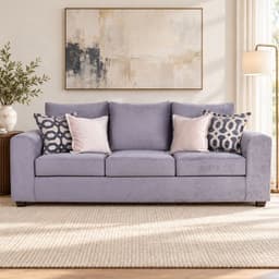 Sofa Kenia 3c Felpa Gris