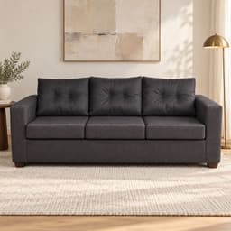 Sofa Richter 3 Cuerpos Gris Oscuro