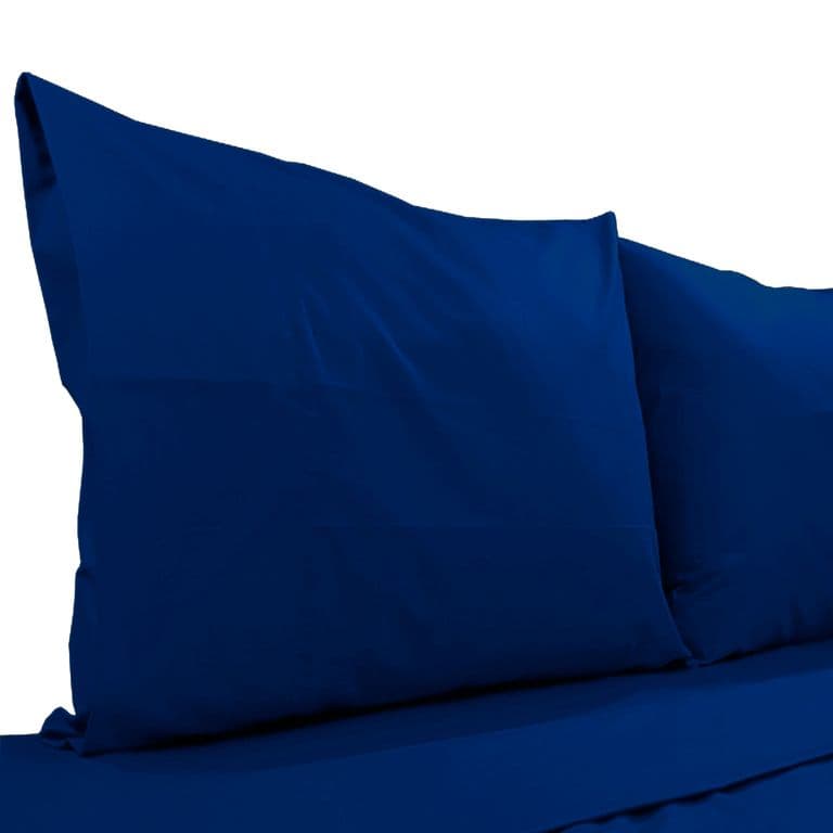 Juego De Sabanas King Diversion Clasico Azul 200 Hilos
