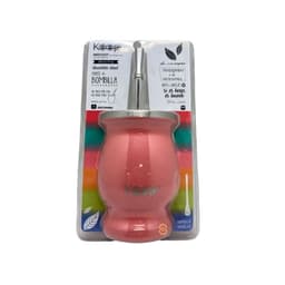 Mate Clasico De 200ml Con Bombilla Color Rosado - Shopyclick