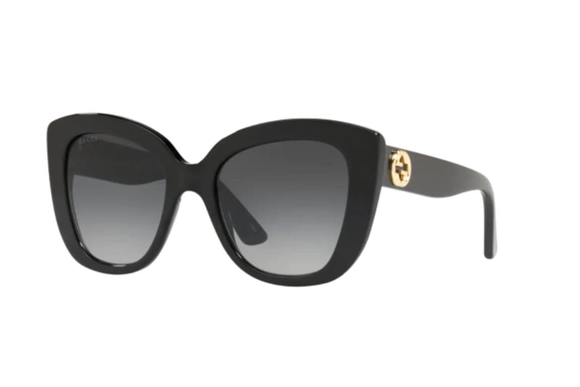 Lentes de Sol Negro Brillante Negro M